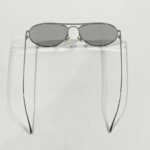 GENTLE MONSTER Gentle Monster ranny ring teardrop 60□15-147 Unisex  sunglasses Silver x Clear [Used B/Standard] 20431189