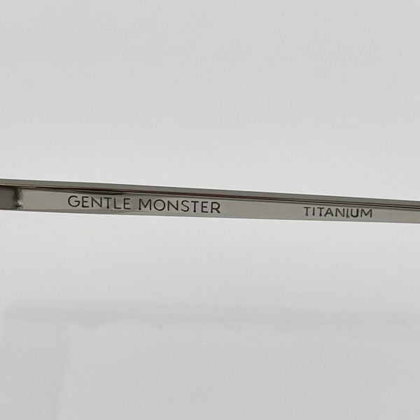 GENTLE MONSTER Gentle Monster ranny ring teardrop 60□15-147 Unisex sunglasses Silver x Clear [Used B/Standard] 20431189