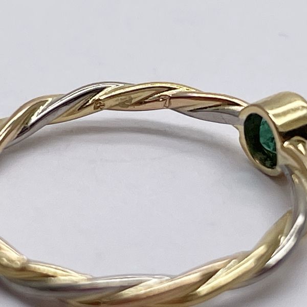 Used AB Slightly used CARTIER Twist Emerald Three Colors K18YG