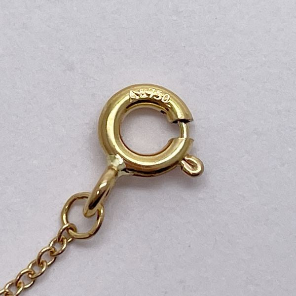 TIFFANY&amp;Co. Tiffany Solitaire 1P Approx. 0.4mm K18YG Diamond Women's Necklace Gold [Used AB/Slightly Used] 20431527