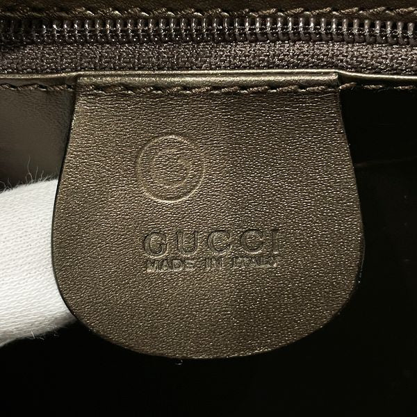 GUCCI Gucci Vintage Logo Clasp Square Women's Shoulder Bag 004.0406.0498 Brown [Used B/Standard] 20431534