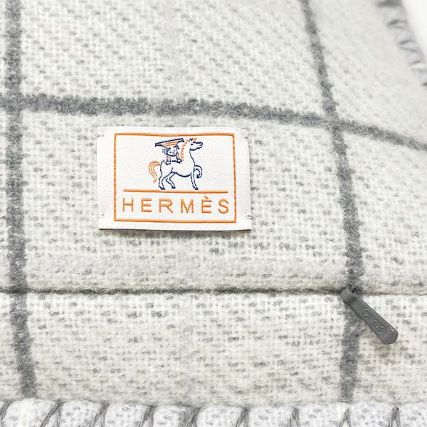 HERMES Avalon Cabrio Pillow Interior Cushion Unisex Other Miscellaneous Goods Gray [Used A/Good Condition] 20431624