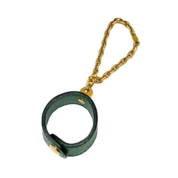 HERMES Glove Holder Nomad Green x Gold Key Chain Green x Gold [Used AB/Slightly Used] 20431649