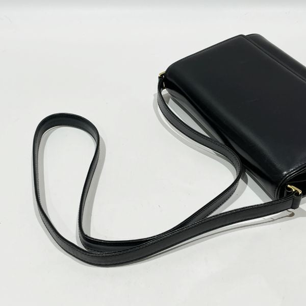 GUCCI Vintage GG Hardware Square Crossbody Mini Women's Shoulder Bag 26.005.5126 Black [Used B/Standard] 20431662