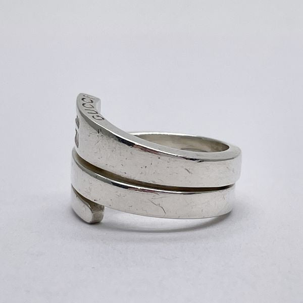 GUCCI G Logo Snake Silver 925 Women's Ring No. 12 Silver [Used B/Standard] 20431676