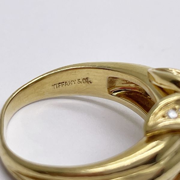TIFFANY&amp;Co. Tiffany Signature Cross K18YG Diamond Women's Ring No. 9 [Used B/Standard] 20431687