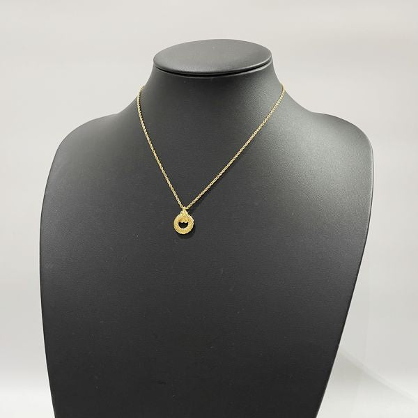Christian Dior Vintage Twist Circle GP Women's Necklace Gold [Used AB/Slightly Used] 20431965
