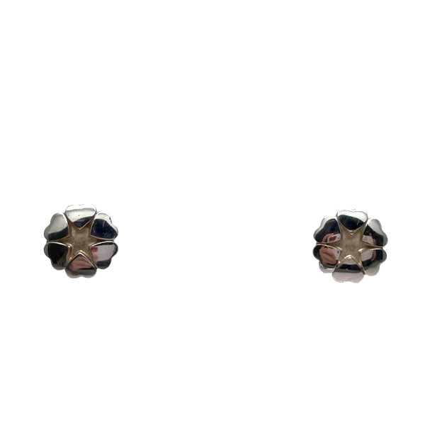 TIFFANY&amp;Co. Tiffany Heart Flower Motif Silver 925 Women's Earrings Silver [Used B/Standard] 20432021