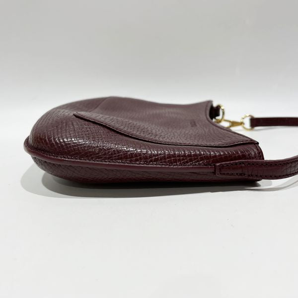 LOEWE Vintage Logo Mini One Shoulder Pouch Women's Shoulder Bag Bordeaux [Used A/Good Condition] 20432057