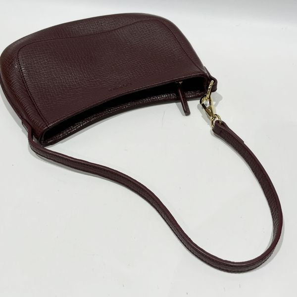 LOEWE Vintage Logo Mini One Shoulder Pouch Women's Shoulder Bag Bordeaux [Used A/Good Condition] 20432057