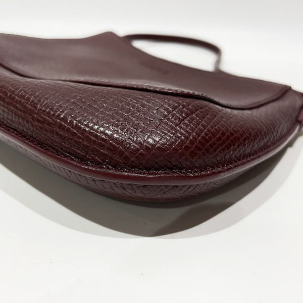 LOEWE Vintage Logo Mini One Shoulder Pouch Women's Shoulder Bag Bordeaux [Used A/Good Condition] 20432057