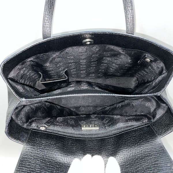 LOEWE Vintage Logo Square Women's Handbag Black [Used AB/Slightly Used] 20432058