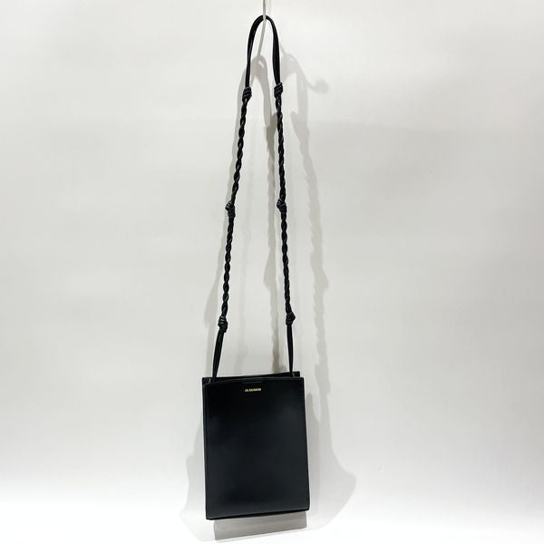 JIL SANDER Tangle Small Crossbody Women's Shoulder Bag Black [Used A/Good Condition] 20432063
