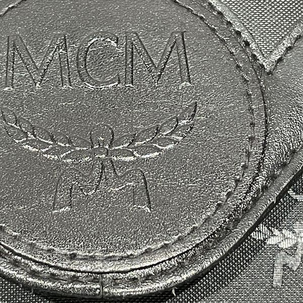 MCM MCM Vintage All-over Pattern Square Crossbody Women's Shoulder Bag Black [Used AB/Slightly Used] 20432068