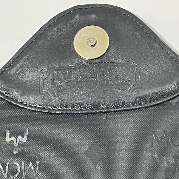 MCM MCM Vintage All-over Pattern Square Crossbody Women's Shoulder Bag Black [Used AB/Slightly Used] 20432068