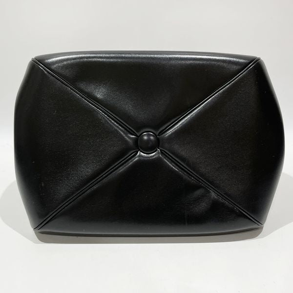 Christian Dior Vintage Logo Plate Shoulder Ladies Handbag Black [Used B/Standard] 20432070