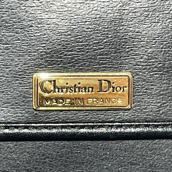 Christian Dior Vintage CD Logo Crossbody Women's Shoulder Bag Black [Used AB/Slightly Used] 20432072