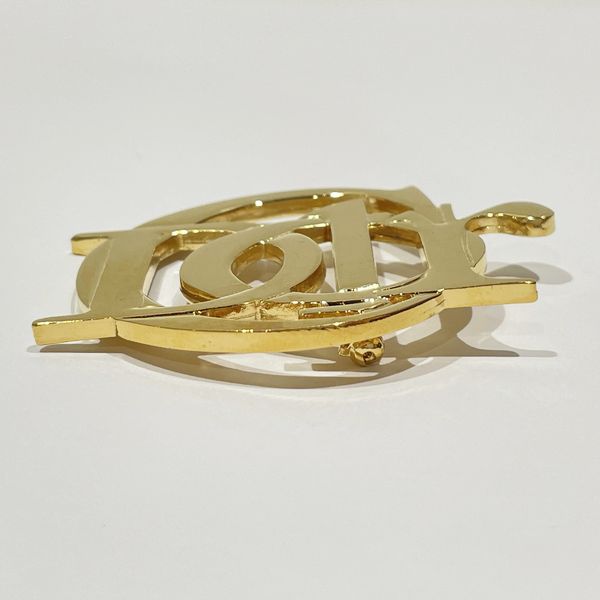 Christian Dior Vintage Logo GP Women's Brooch Gold [Used AB/Slightly Used] 20432091