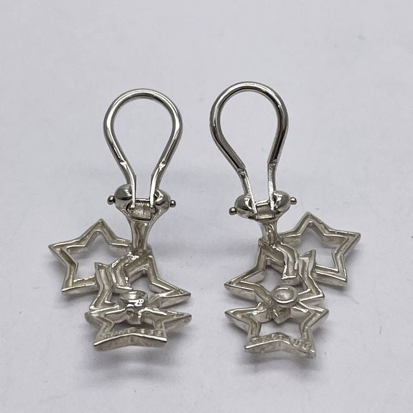 TIFFANY&amp;Co. Tiffany Triple Star Silver 925 Women's Earrings Silver [Used AB/Slightly Used] 20432097