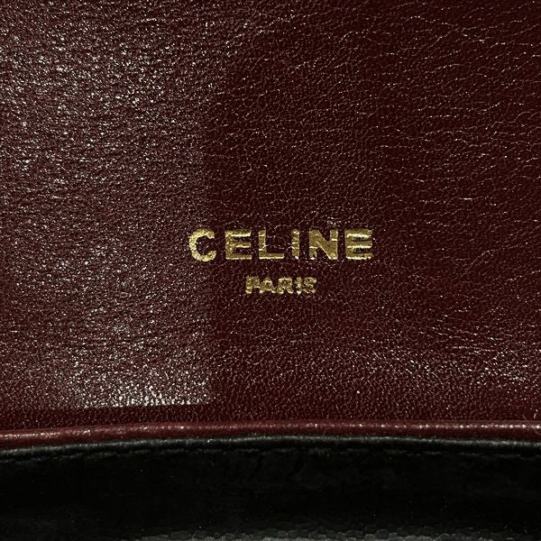 中古B/標準】CELINE セリーヌ ヴィンテージ トリオンフ金具 ミニ 斜め 