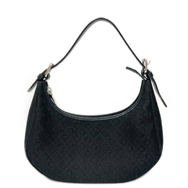 CELINE C Macadam One Shoulder Mini Women's Shoulder Bag Black [Used AB/Slightly Used] 20432869