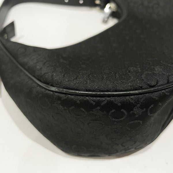 CELINE C Macadam One Shoulder Mini Women's Shoulder Bag Black [Used AB/Slightly Used] 20432869