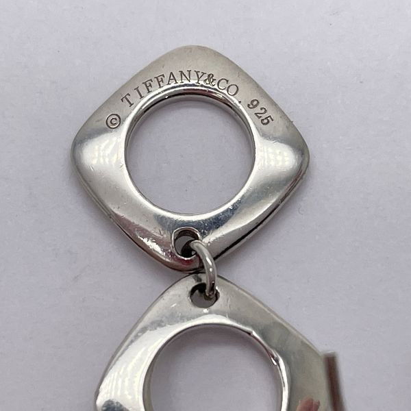 TIFFANY&amp;Co. Tiffany Vintage Cutout Square Drop Hook Silver 925 Women's Earrings Silver [Used AB/Slightly Used] 20432875