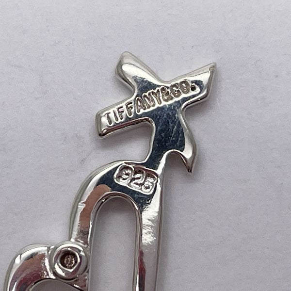 TIFFANY&amp;Co. Tiffany Loving Heart Arrow Paloma Picasso Silver 925 Women's Earrings Silver [Used AB/Slightly Used] 20433280