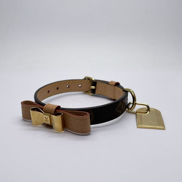 LOUIS VUITTON Corrie Baxter XS Ribbon Collar for Small Dogs Pet Supplies Unisex Other Fashion Accessories M58073 Brown [Used B/Standard] 20433590