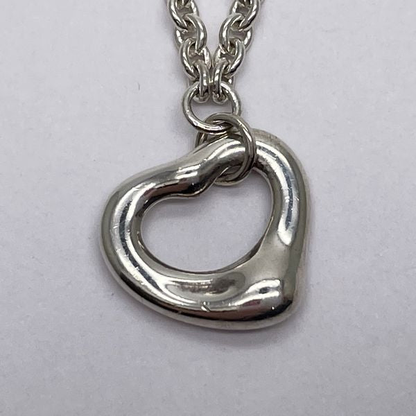 TIFFANY&amp;Co. Elsa Peretti Open Heart Bracelet Silver 925 [Used AB] 20231104