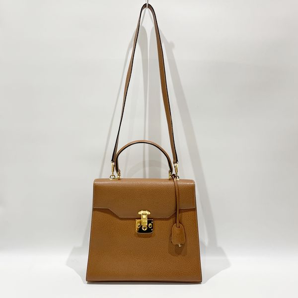 Used AB Slightly used GUCCI Vintage Ladylock Top Handle 2WAY