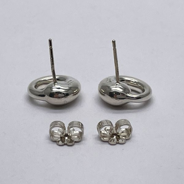 TIFFANY&amp;Co. Tiffany Elsa Peretti Eternal Circle Silver 925 Women's Earrings Silver [Used AB/Slightly Used] 20433661