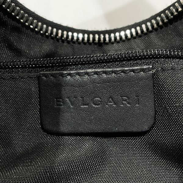 BVLGARI Logomania Ascot Shoulder Bag Denim/Leather Women's [Used B] 20231020