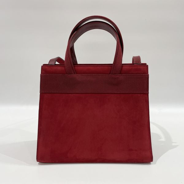 Salvatore Ferragamo Vara Ribbon 2WAY Vintage Handbag Suede/Leather Women's [Used B] 20231019