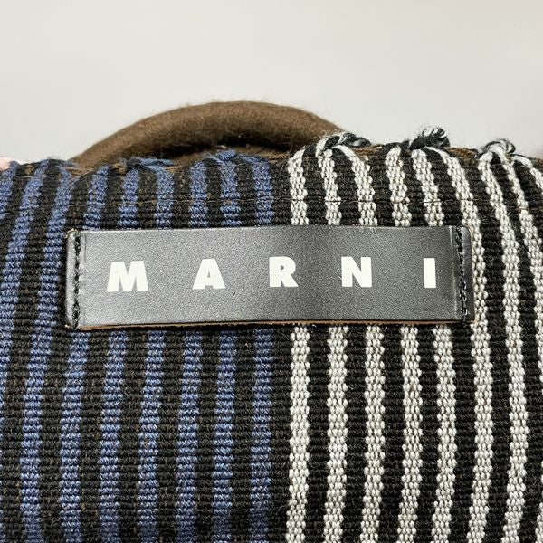 MARNI フラワーカフェ バッグ ブラウン