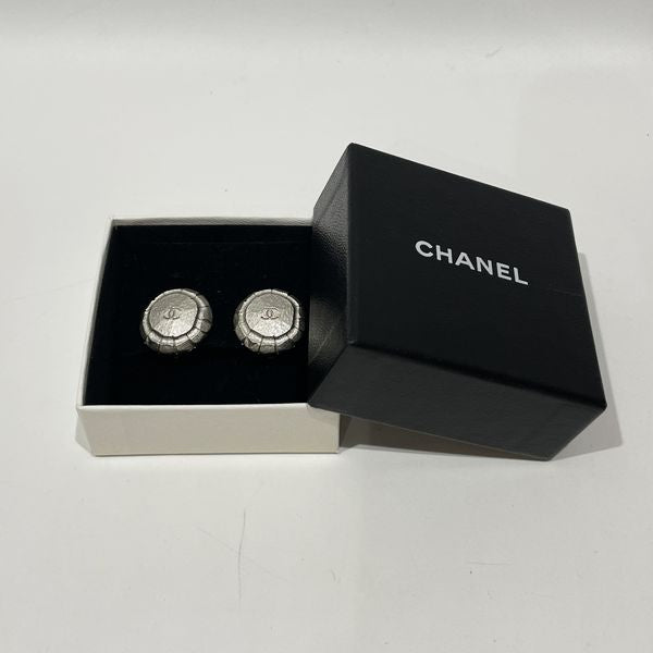 CHANEL Coco Mark Round 99A Vintage Earrings Metal Women's [Used AB] 20231016