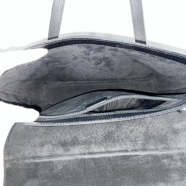 GUCCI Logo Square Flap 002.123.0451 Vintage Handbag Leather Women's [Used B] 20231020