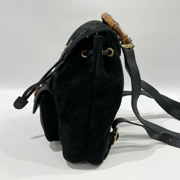 中古B/標準】GUCCI グッチ ヴィンテージ バンブー ターンロック ミニ