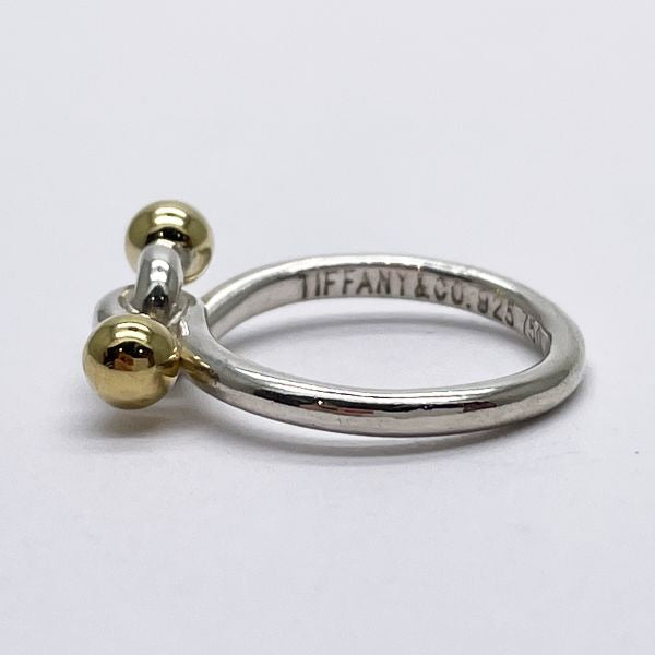 TIFFANY&amp;Co. Love Knot No. 5 Ring K18 Yellow Gold/Silver 925 Women's [Used AB] 20231121