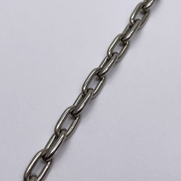 GUCCI Cable Chain Link Vintage Necklace Silver 925 Men's [Used B] 20231104