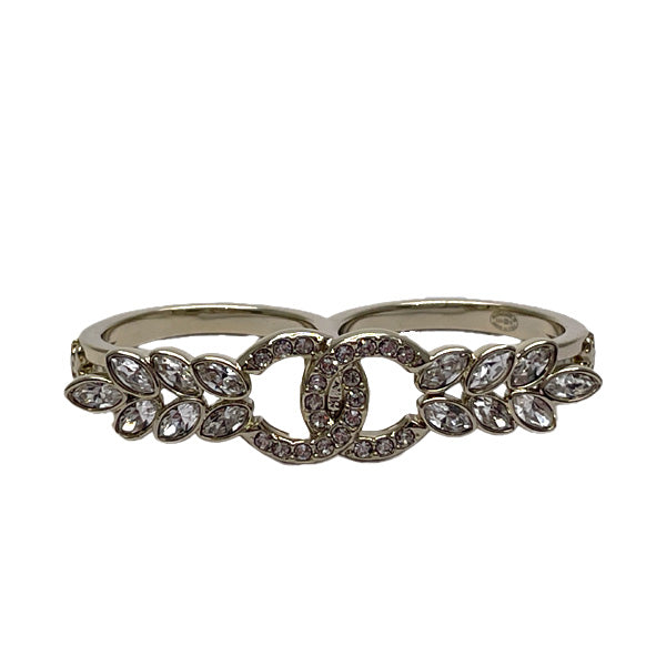 Chanel Coco Mark Ring Rhinestone Japan Size 12 Silver Color A13 K Chanel  Aq5098 Auction