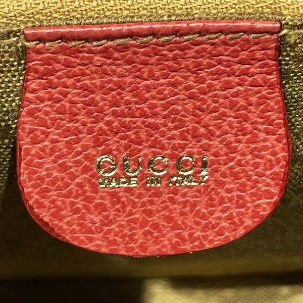 GUCCI Gucci Vintage Bamboo 2WAY Mini Ladies Handbag 007.2865.0231 Red [Used B/Standard] 20434798