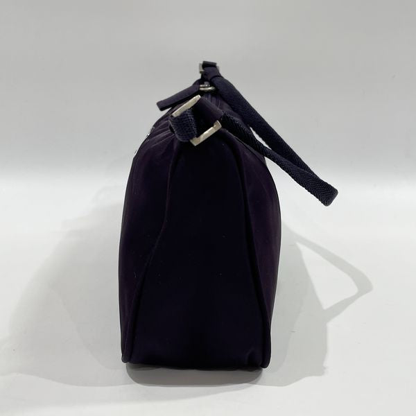 Prada Tessuto Ring Bag in Black/Navy Excellent preloved condition
