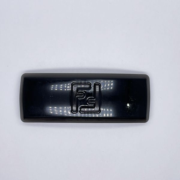 FENDI Vintage FF Logo Hair Clip Hair Accessory Women's Barrette Black [Used B/Standard] 20434811