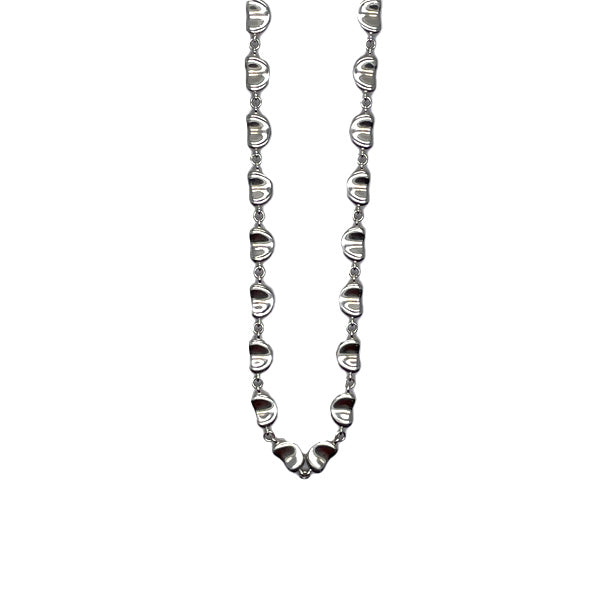 TIFFANY&amp;Co. (Rare) Elsa Peretti Beans Mini 33 Link Vintage Necklace Silver 925 Women's [Used AB] 20231019