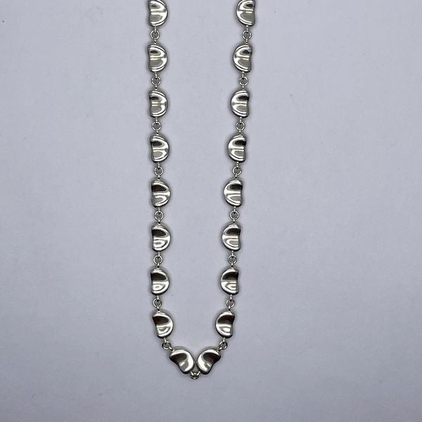 TIFFANY&amp;Co. (Rare) Elsa Peretti Beans Mini 33 Link Vintage Necklace Silver 925 Women's [Used AB] 20231019