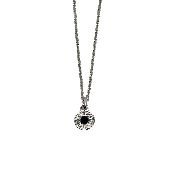 TIFFANY&amp;Co. 1837 Circle Enamel Round Necklace Silver 925 Women's [Used B] 20231019