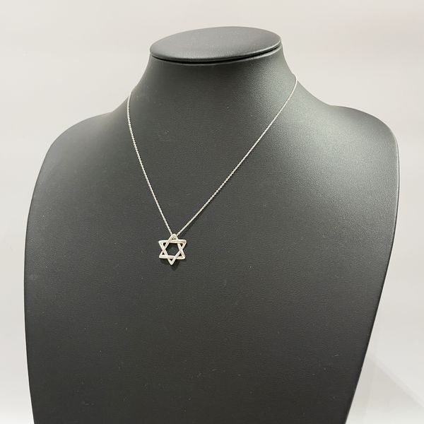 TIFFANY&amp;Co. Elsa Peretti Star of David Necklace Silver 925 Women's [Used AB] 20231019