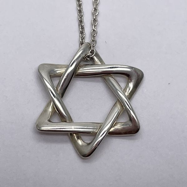 TIFFANY&amp;Co. Elsa Peretti Star of David Necklace Silver 925 Women's [Used AB] 20231019