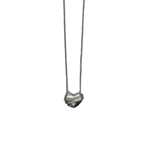 TIFFANY&amp;Co. Heart &amp; Arrow Necklace Silver 925 Women's [Used B] 20231019